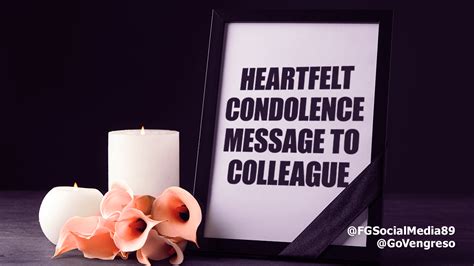 Expressing Heartfelt Condolence Message to Colleague - Vengreso