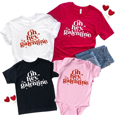 Oh Hey Galentine Galentines Day Shirt Cute Girlfriends Matching Galentines Day