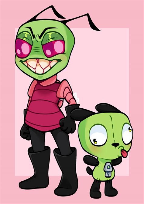 Invader Zim And Gir Fanart By Pompomamy On Deviantart