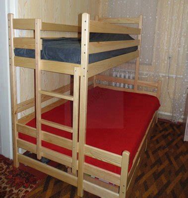 Трёхместная кровать - СтройДомСад
