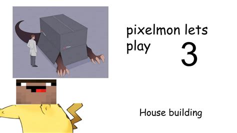 We Built A Cardboard Box Pixelmon Lets Play Series Ep3 Youtube