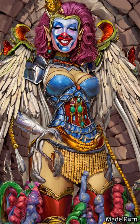 Porn Image Of Navy Long Hair Alien Planet Maroon Frizzy Hair Smile Fantasy Armor Created By AI