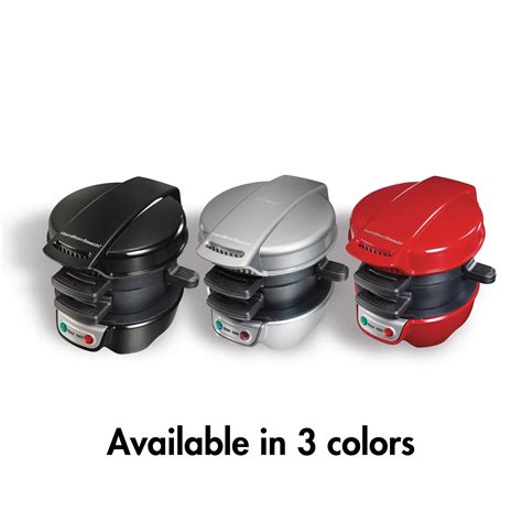 Breakfast Sandwich Maker, Silver - 25475 | HamiltonBeach.com