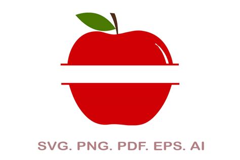 Apple Svg Apple Clipart Teacher Svg School Svg Silhouette Etsy