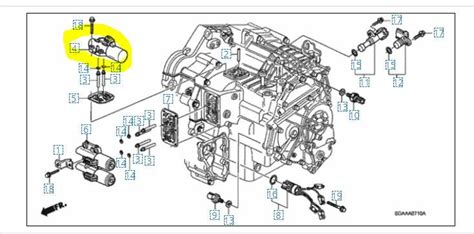 P0848 Code 3rd Clutch Trans Pressure Switch Honda Civic 48 Off