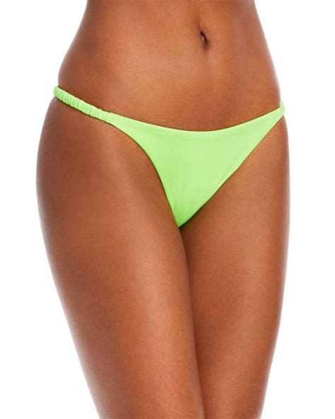 Peixoto Synthetic Gema Bikini Bottom In Green Lyst