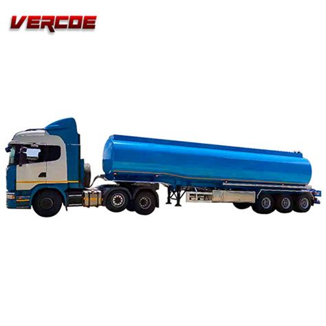 3 Axles 4 5 6 Compartment Aluminum 50t 80t 30t Oil Tanker Trailer Fuel