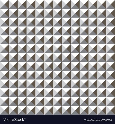 3d triangle seamless pattern Royalty Free Vector Image