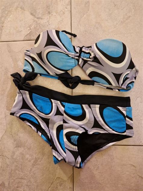 Bikini Blau Schwarz Weiss Grau Gr Sse Kaufen Auf Ricardo