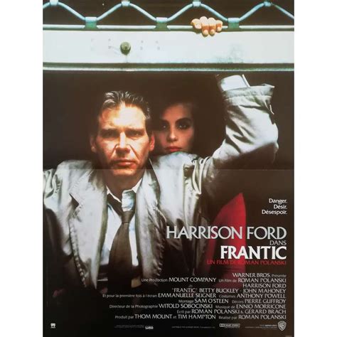 FRANTIC Movie Poster 15x21 in.