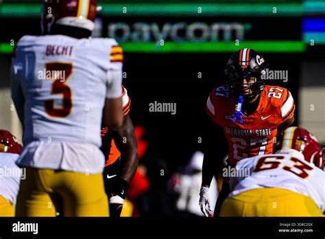 Oklahoma State Safety Raymond Gay II During The Second Half Of An