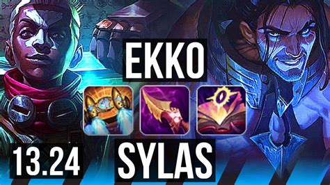 Ekko Vs Sylas Mid Games Dominating Kr Master