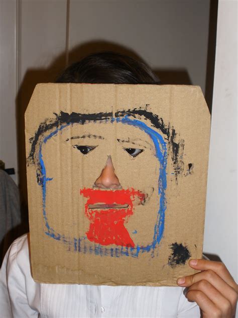 Máscaras Reversibles De Cartón