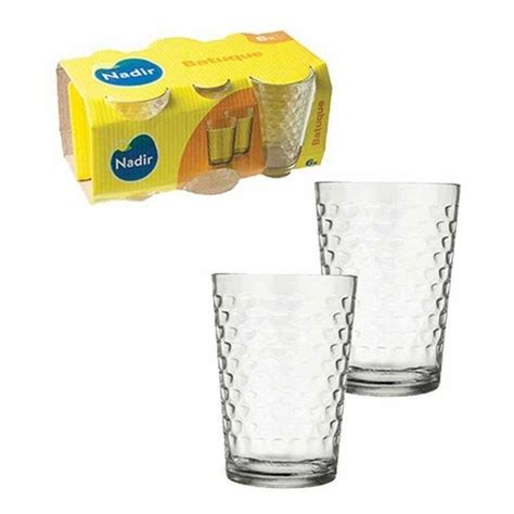 Jogo De Copos Vidro Nadir Batuque 6 Unidades 265 Ml Shopee Brasil