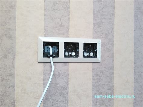 Как сделать вывод ТВ кабеля из стены напрямую в телевизор