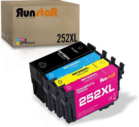 Remanufactured 252 Ink Cartridge For Epson 252XL T252XL T252 High Yield