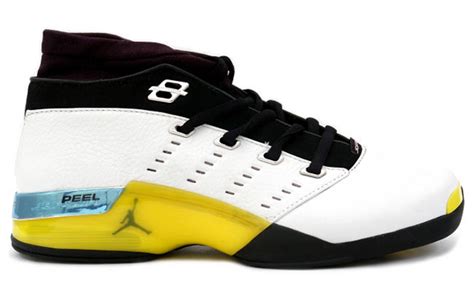 Air Jordan 17 Low White/Lighting-Black-Chrome | Nice Kicks