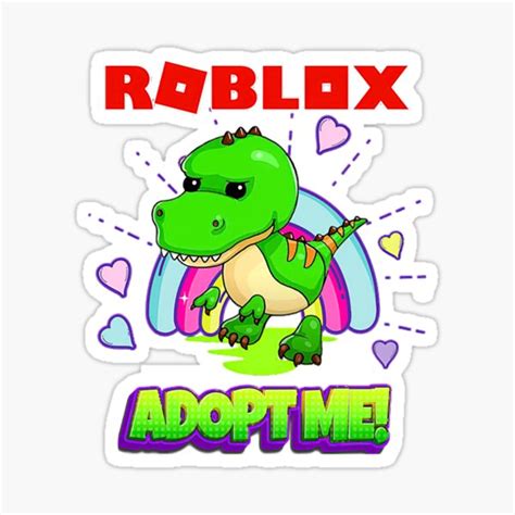 "Adopt me " Sticker for Sale by MyCaliShopst | Redbubble