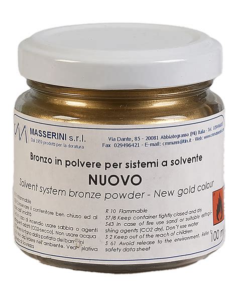 Жидкая бронза на водной основе Masserini 100 мл Золото M-BRSDN0100 ...