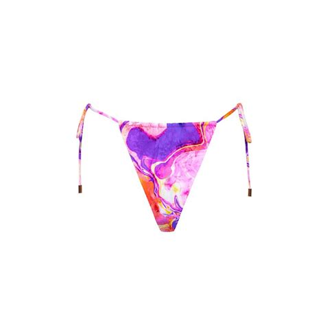 Capri String Tie Bikini Bottom Kamari Swim Wolf Badger