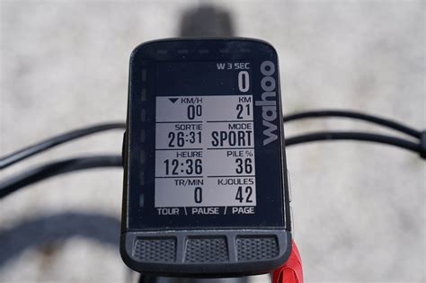 Test GPS Vélo Wahoo Elemnt Roam