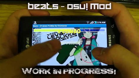 Beats Advanced Rhythm Game 15a Osu Mod Work In Progress Youtube