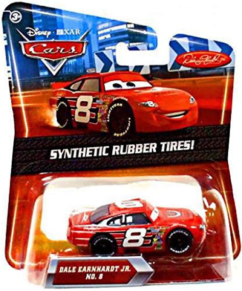 Disney Pixar CARS Dale Earnhardt Jr. with Synthetic Rubber Tires ...