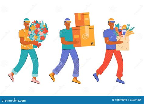 Goods Products In Cardboard Boxes Or Wooden Crates Storing On Racks Of