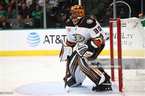 Ryan Miller Of The Anaheim Ducks In The Third Period At American