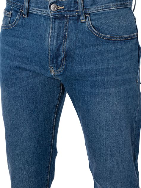 Armani Exchange Straight Fit Jeans Indigo Denim Standout