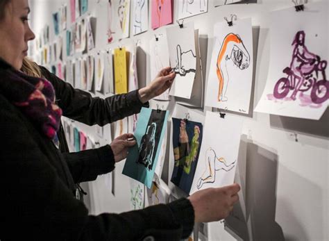 If Youre Willing To Get Naked These Artists At A Brooklyn Art Fair Will Draw Your Portrait