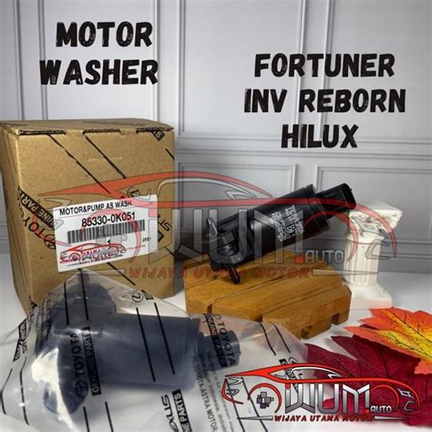 Jual MOTOR PUMP WASHER DINAMO POMPA AIR WIPER INNOVA REBORN FORTUNER