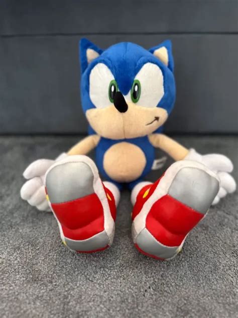 SONIC ADVENTURE 2 SEGA Sonic The Hedgehog 2001 SOAP SHOES Plush 15