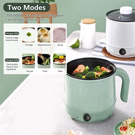 GHIBFBT Electric Hot Pot With Steamer Non Stick Multifunctional Electric Skillet For Stir Fry