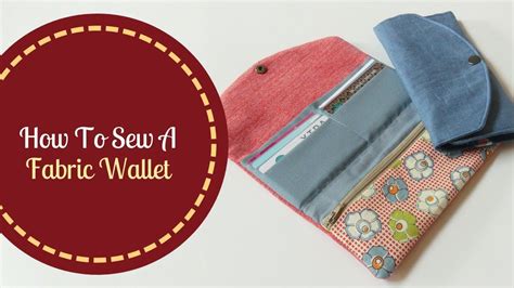 Free Wallet Sewing Pattern