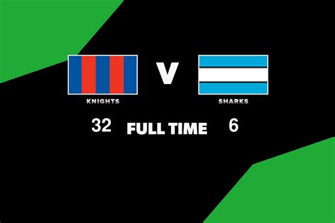 FULL TIME: Knights vs Sharks - Round 26, 2023 - NRL News - Zero Tackle