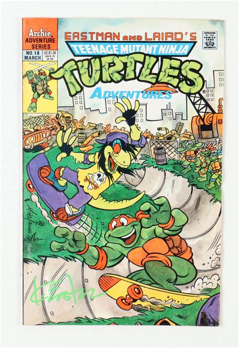 Kevin Eastman Signed Teenage Mutant Ninja Turtles Issue 18 Archie