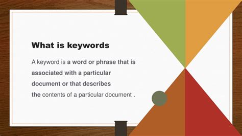 keyword reasearch powerpoint    id
