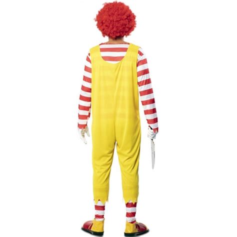 D Guisement Clown Tueur De Mcdonald Pour Homme Boutique Halloween