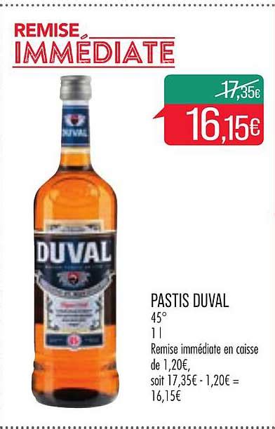 Promo Pastis Duval Chez Match ICatalogue Fr