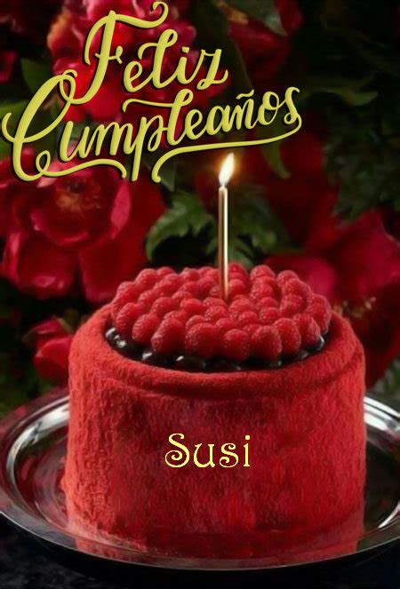 Feliz Cumpleaños Susi Tarjetas De Felicitaciones E Imágenes Feliz