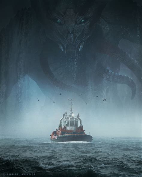 Sea Monster Photoshop Art By Phaserunner On Deviantart