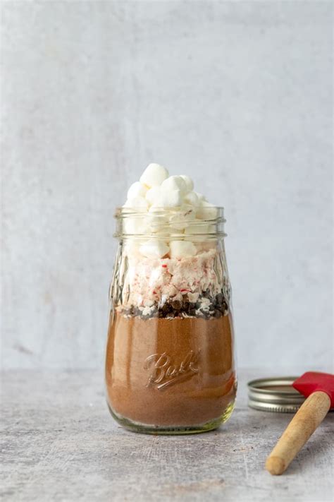Homemade Peppermint Hot Cocoa Mix Contained Cuisine