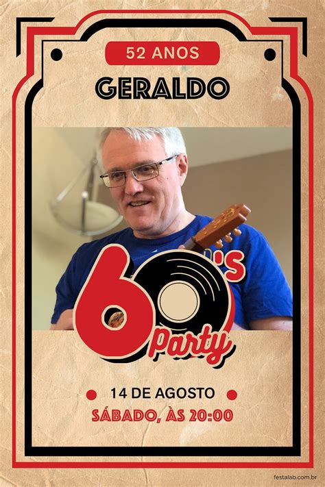 Convite 60 Anos Masculino - 9