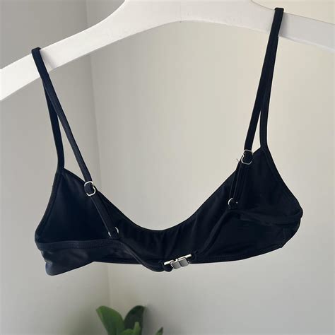 Glassons Black Bikini Top Size Xs S Depop