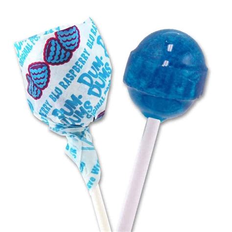 Dum Dums Lollipops Blu Raspberry Flavor 1 50 Ct Bag Ebay