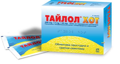 Тайлол Хот 6 Сашета | Продукти | Nobel