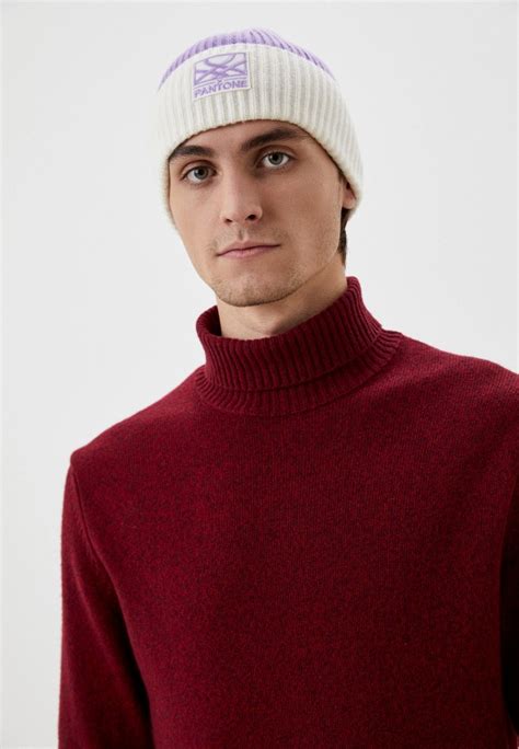Шапка United Colors of Benetton BENETTON x PANTONE, цвет: фиолетовый ...