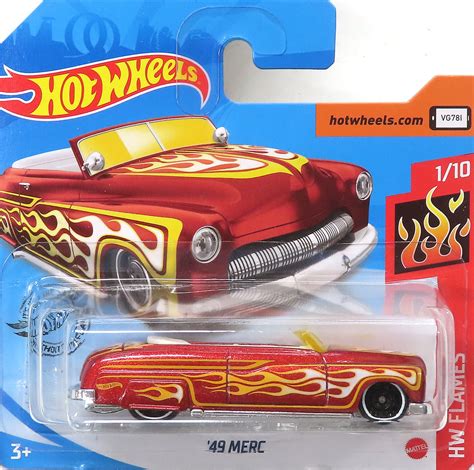 駿河屋 MERC レッドイエロー Hot Wheels HW FLAMES GHD ホットウィールhotwheels