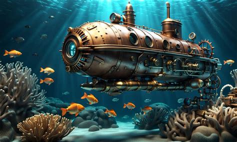 Steampunk Submarine III by OmalleyDakota on DeviantArt